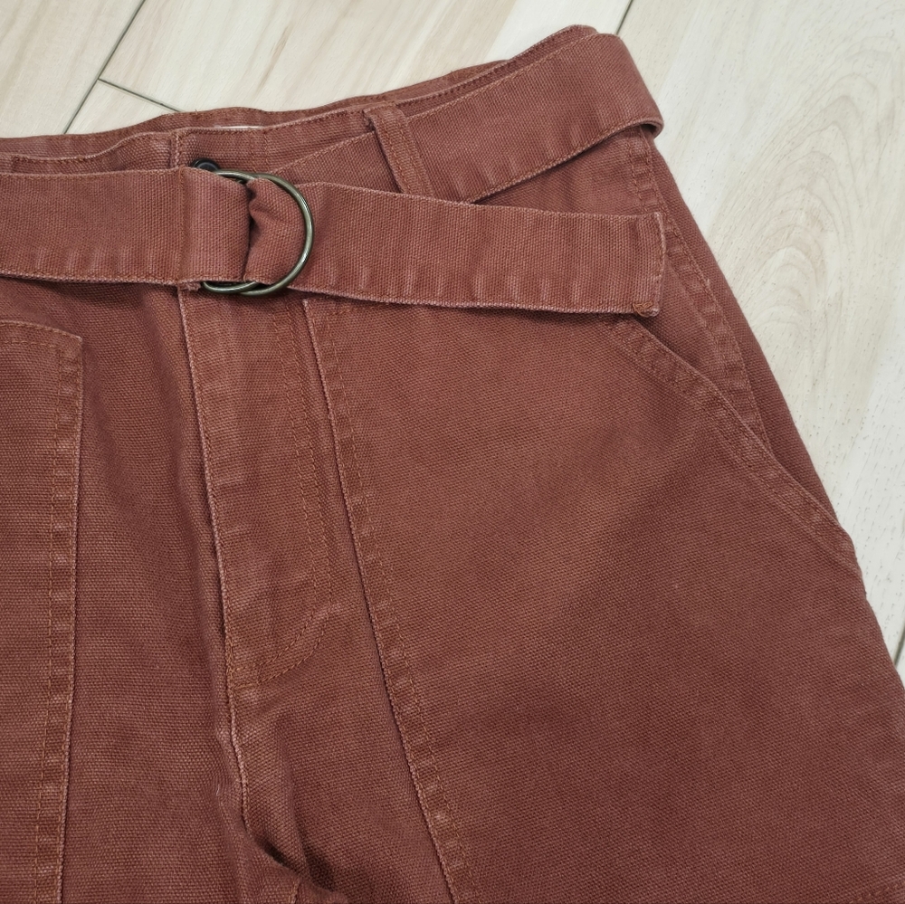 Madewell Utility Wide Leg Pant Size 25 Rust - Picture 6 of 10